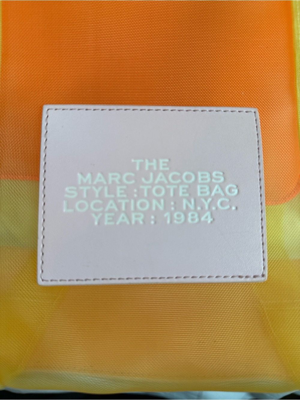 Marc Jacobs Yellow/Multi Mesh Large Traveler Tote - Picture 5 of 12